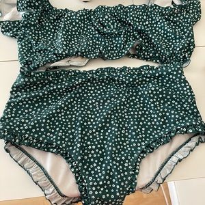 Green Bathing suit